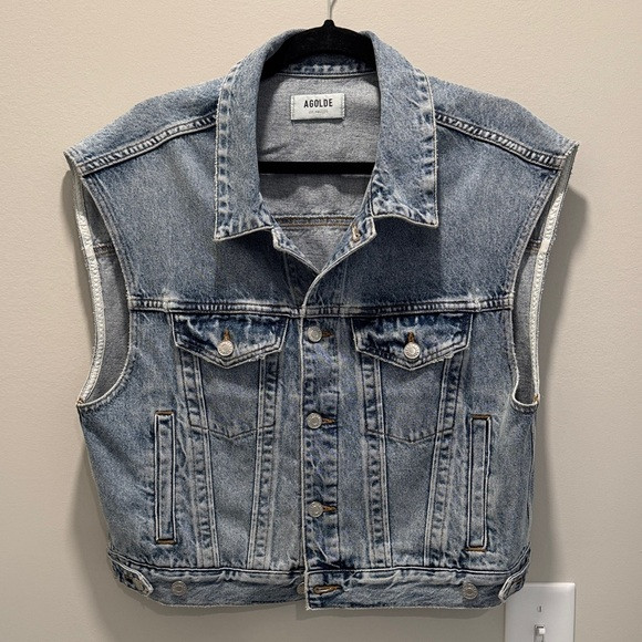 Agolde Charli Denim Vest | Poshmark
