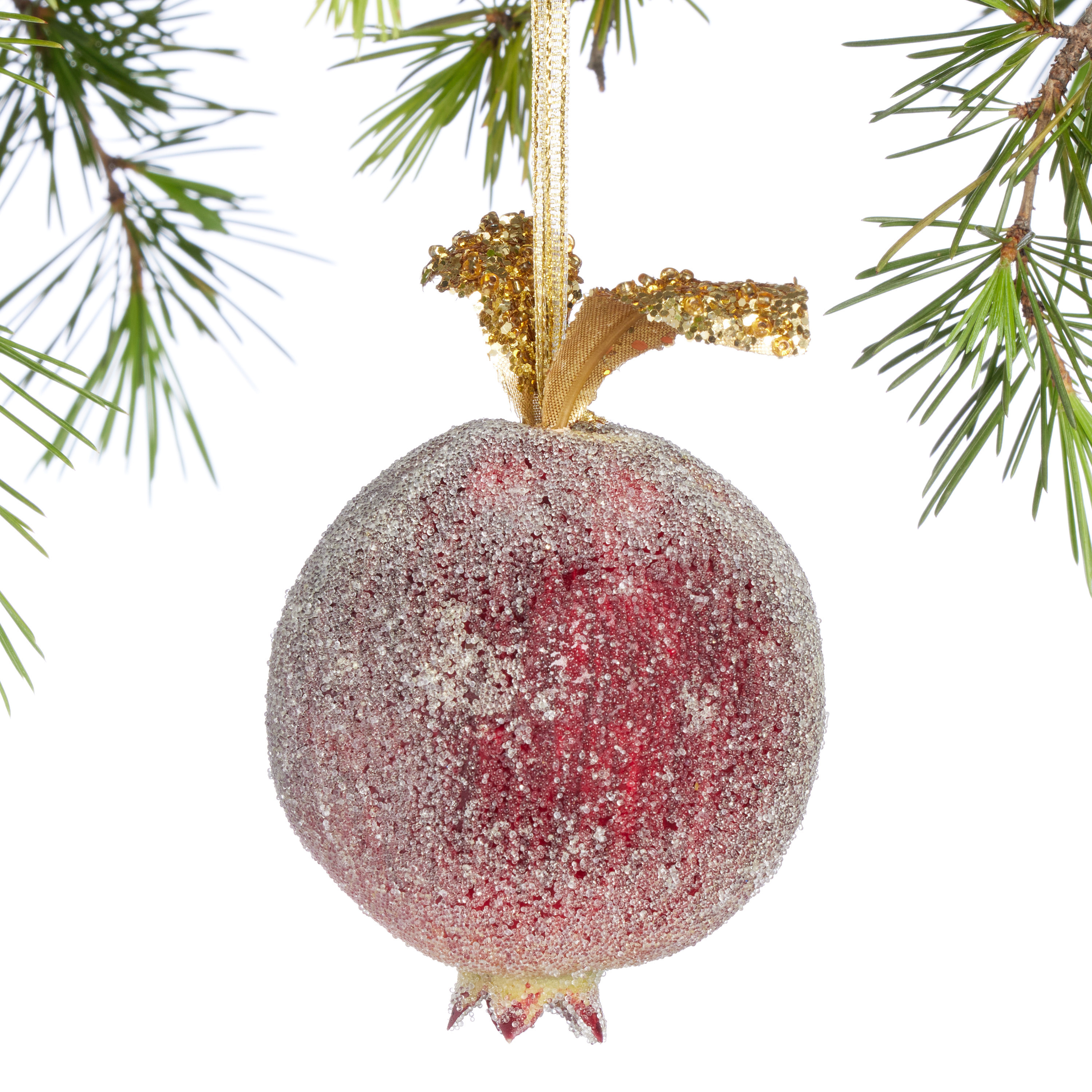 Icy Pomegranate Ornament | World Market