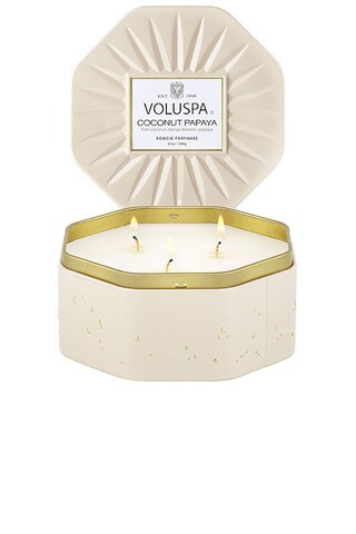 Coconut Papaya Octagon Tin Candle
                    
                    Voluspa | Revolve Clothing (Global)