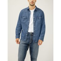 Men's Men's Denim Western Shirt (Steer) Size M by Silver Jeans | Silver Jeans US