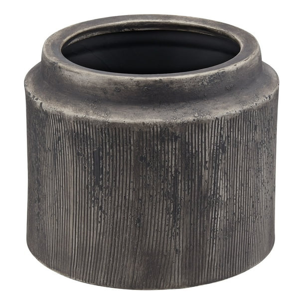 Better Homes & Gardens Alexander 6/10inch  Nested Planters, Gray, 2-Pack | Walmart (US)