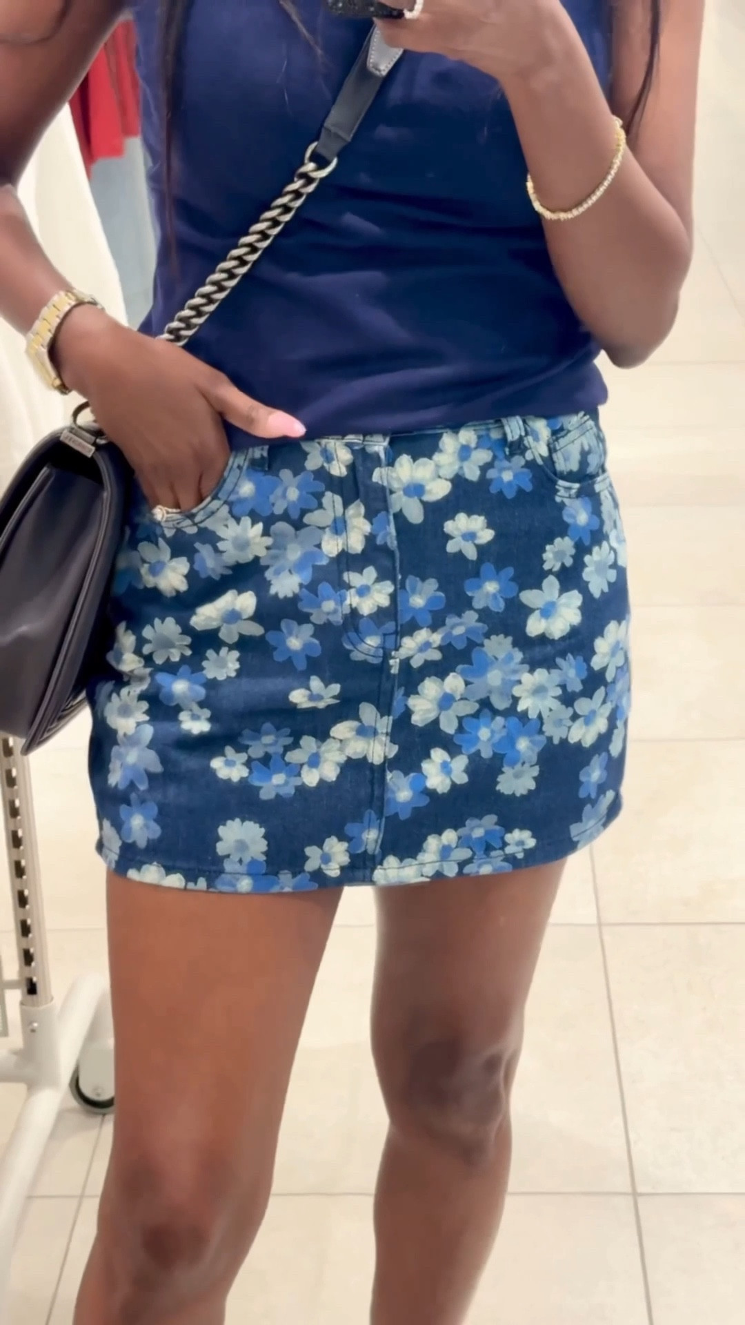 Top: True to size. Wearing a small. 
Skort: True to size. Wearing a small. 
Added similar looks to my loafers. 

Outfit of the Day, Daye Night Outfit, Floral, Spring Outfit, 

#LTKOotd 

#LTKSeasonal 

#LTKSeasonal #LTKOver40 #LTKSaleAlert