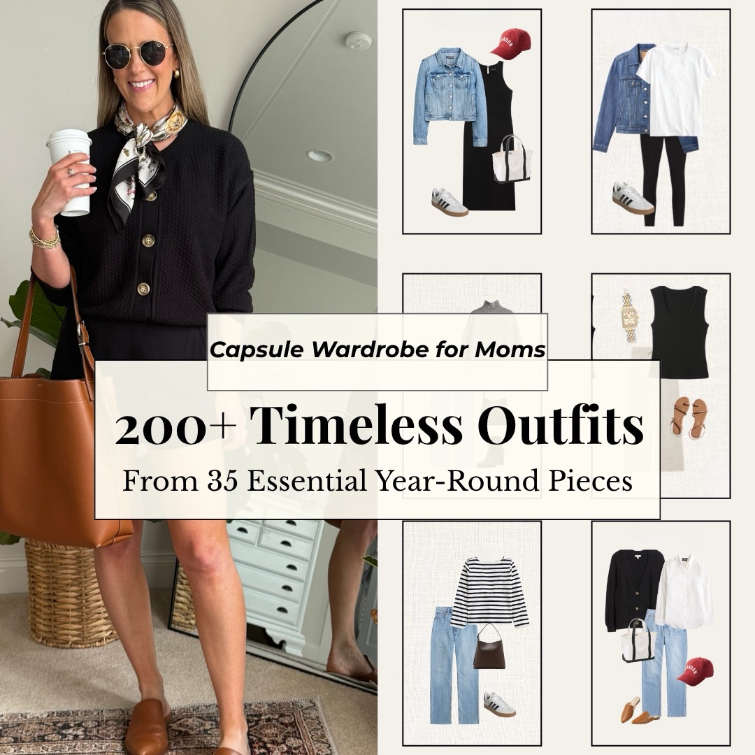 35 Piece Year-Round Capsule Wardrobe 🤍

Over 200 outfit ideas.
One simplified closet.

This is my complete year-round capsule wardrobe designed for real life — work, weekends, church, school drop-off, and everything in between.

Inside you’ll find:
• 35 versatile, timeless pieces
• A cohesive neutral color palette
• 200+ mix-and-match outfit combinations
• Simple outfit formulas you can repeat
• A wardrobe that works in every season

No trends.
No constant shopping.
No decision fatigue.

Just fewer pieces, more outfits, and easier mornings.

Perfect for:
• Capsule wardrobe for moms
• Year-round capsule wardrobe
• Minimalist wardrobe guide
• Classic style outfits
• Mom capsule wardrobe
• Outfit formulas for busy women
• Neutral wardrobe essentials

If you want a closet that feels calm, cohesive, and actually functional — this is your starting point.



#LTKSeasonal #LTKmomlife #LTKSaleAlert

#LTKSaleAlert #LTKmomlife #LTKootd