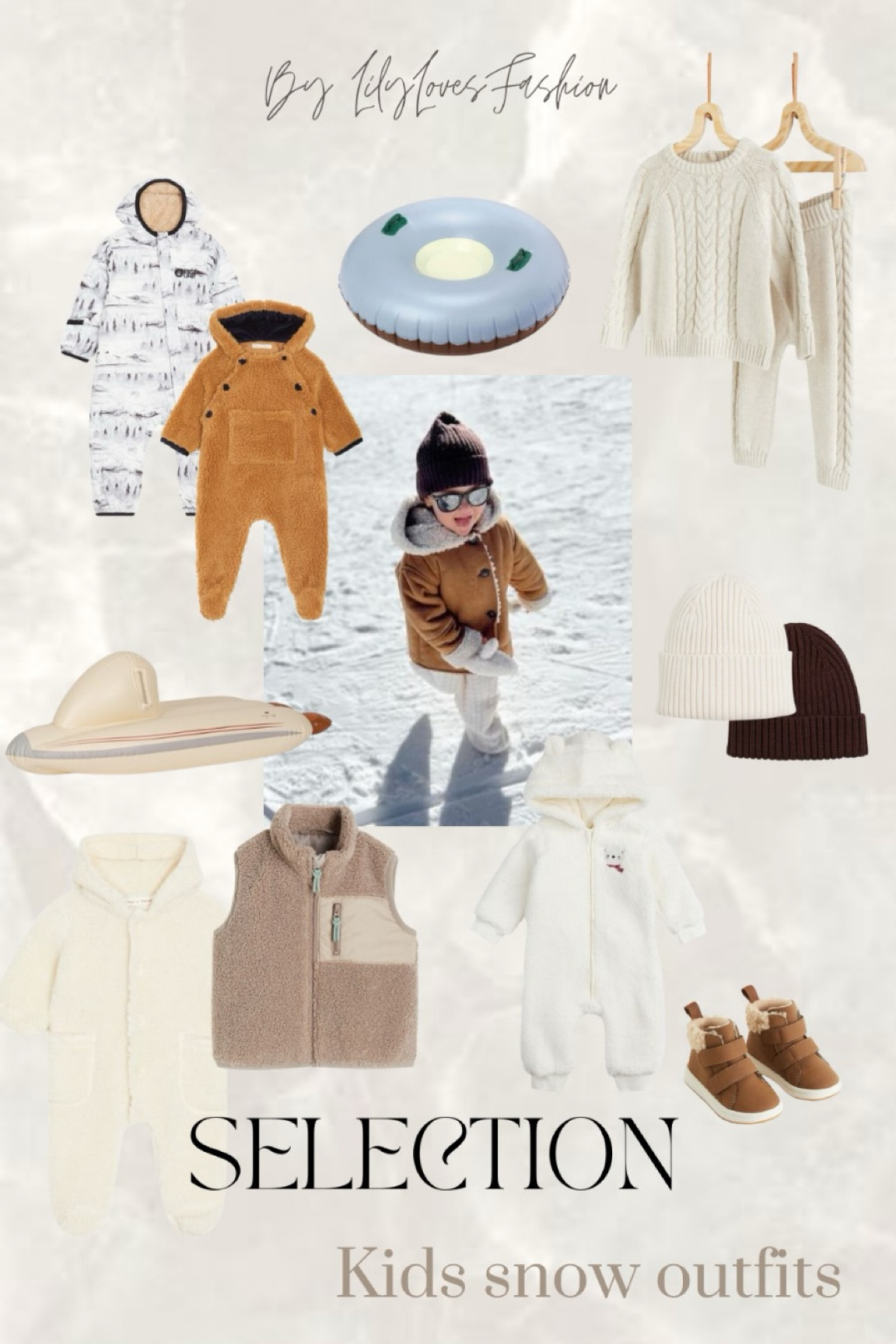 Kids snow outfits 