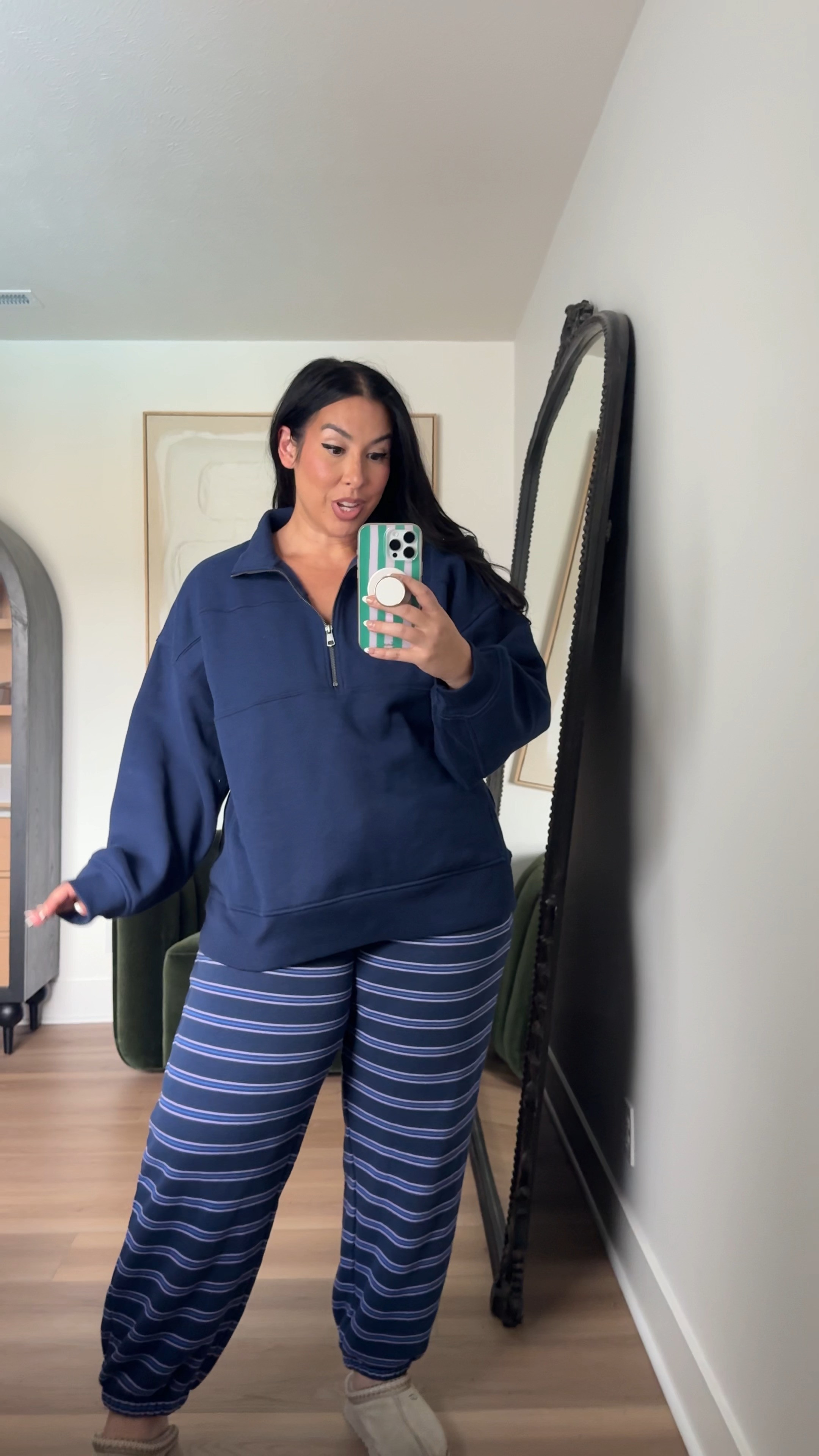 Love the fit of the quarter zip so much! So comfy for fall. Wearing a XL in the top, large in the pants!american eagle, fall style, fall outfits, fall fashion, midsize friendly, curvy 

 #LTKSeasonal #LTKMidsize