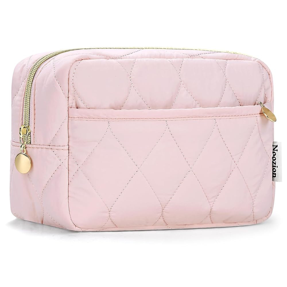 Noozion Makeup Bag, Travel Cosmetic Bag, Puffy Padded Toiletry Bag for Women, Makeup Organizer Ca... | Amazon (US)