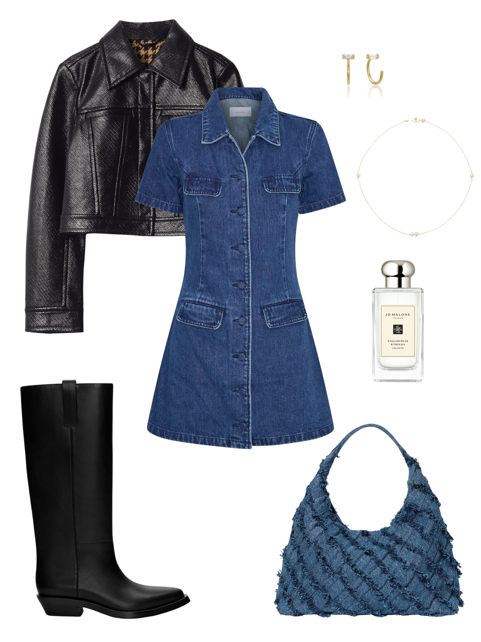 Denim on denim outfit idea, affordable fashion, double denim outfit

#LTKSaleAlert #LTKStyleTip #LTKFindsUnder50