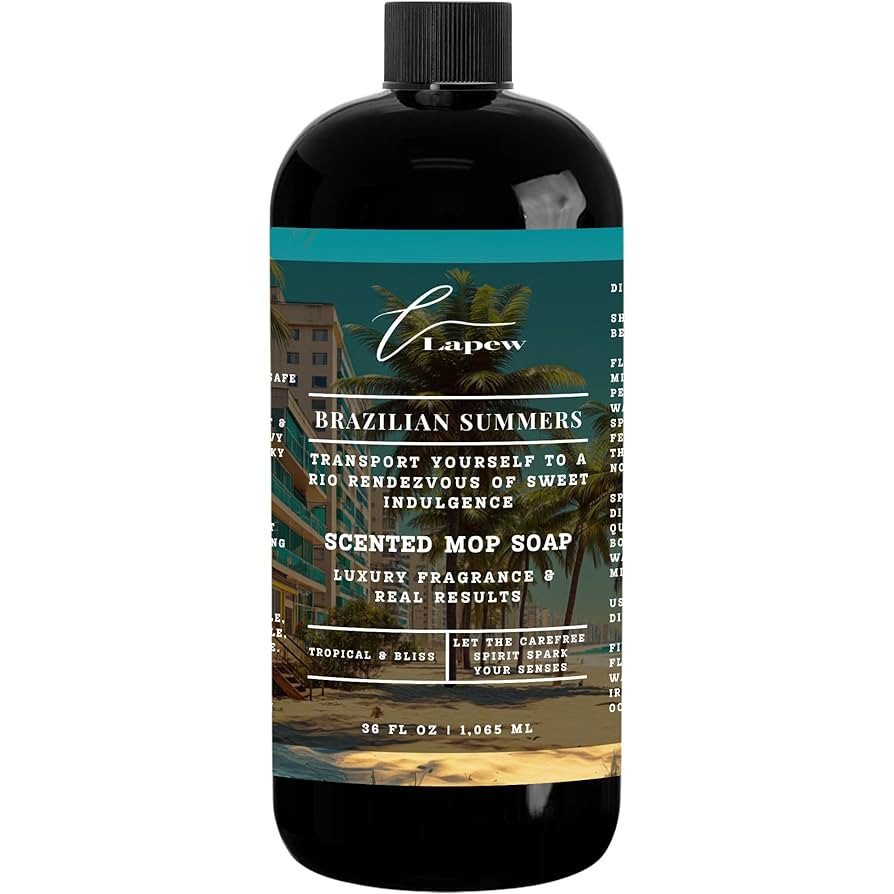 Brazilian Summers Scented Mop Soap Concentrate 36 oz | Premium Fragranced Floor Cleaner | Streak-... | Amazon (US)