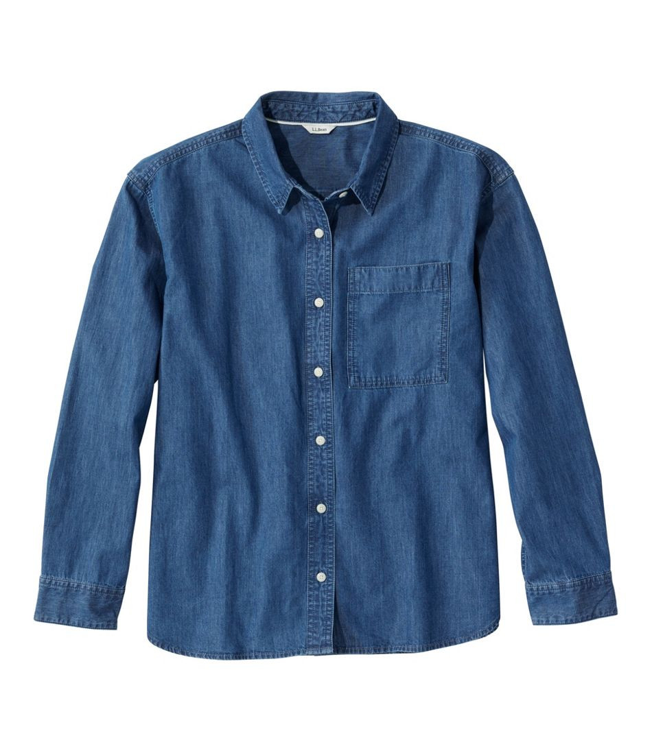 Women's L.L.Bean Denim Boyfriend Shirt | L.L. Bean