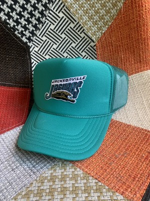 NEW 90’s  JACKSONVILLE JAGUARS HAT 5 PANEL HIGH CROWN TRUCKER SNAPBACK VINTAGE | eBay US