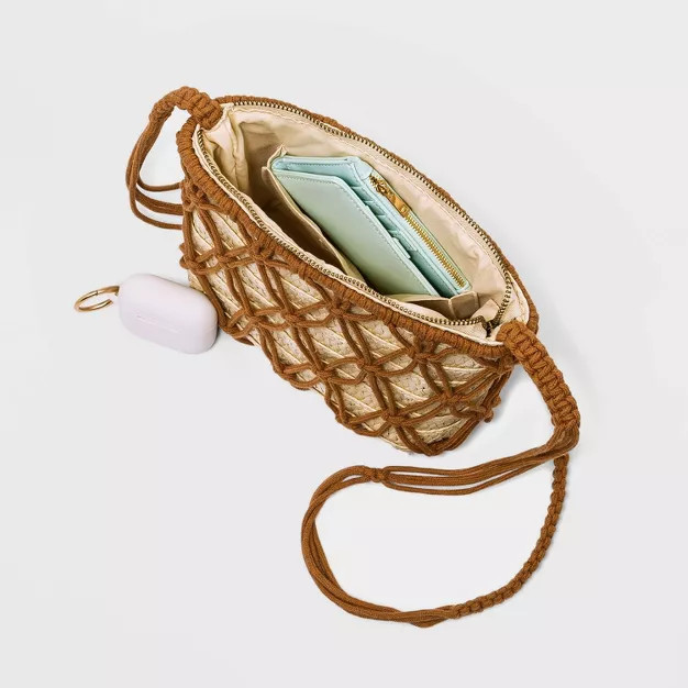 Straw Crossbody Bag - Universal Thread™ | Target