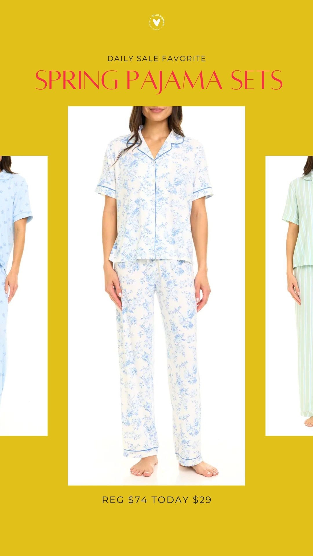 daily sale fav | spring pajama set 

#LTKSaleAlert #LTKmorningroutine