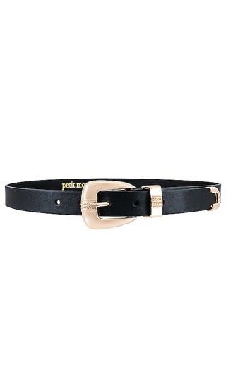 Square Belt in Black | Revolve Clothing (Global)