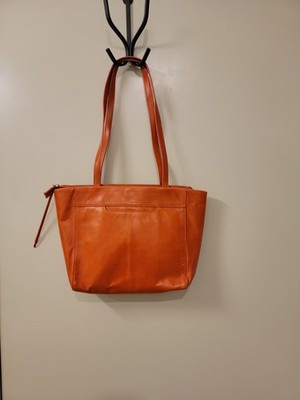 HOBO brand Haven Tote bags Bag Orange Brown Leather shoulder Bag | eBay | eBay US