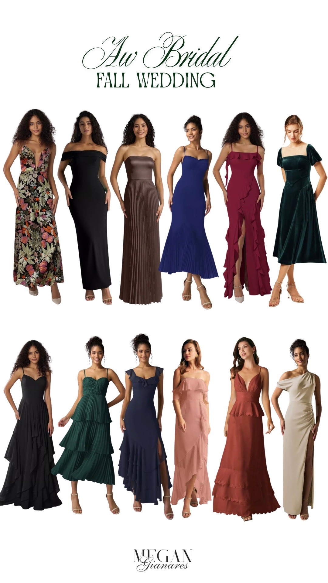 Fall wedding guest dresses 

🖤 Use my code MEGG10 for a discount at checkout!

@aw.bridal 

#LTKMidsize #LTKParties #LTKWedding