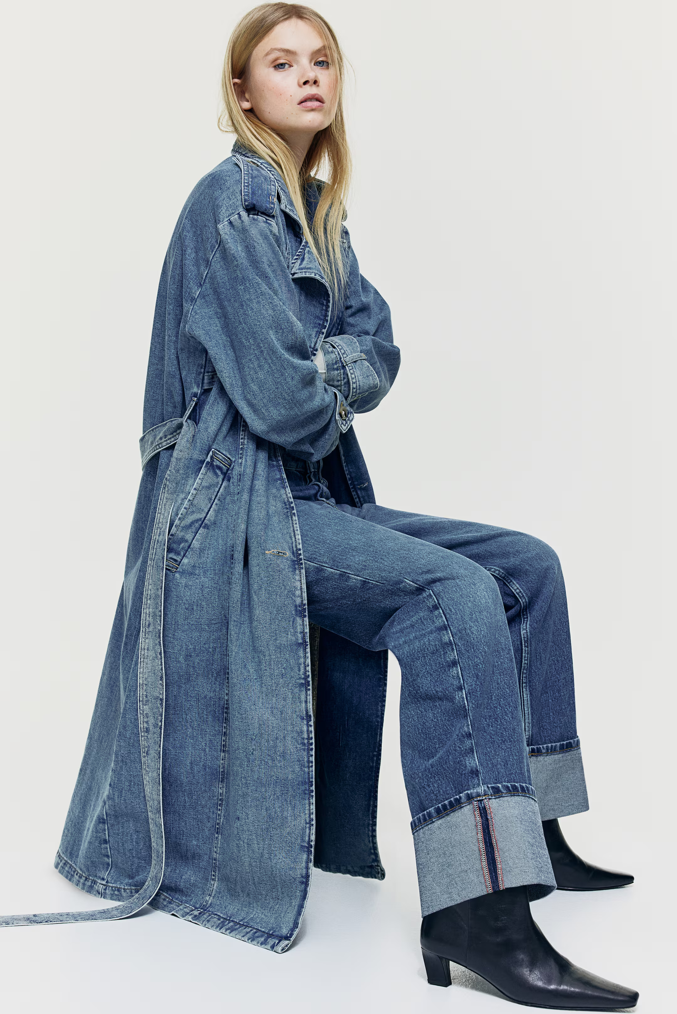 Straight Regular Jeans - Light denim blue - Ladies | H&M US | H&M (US + CA)