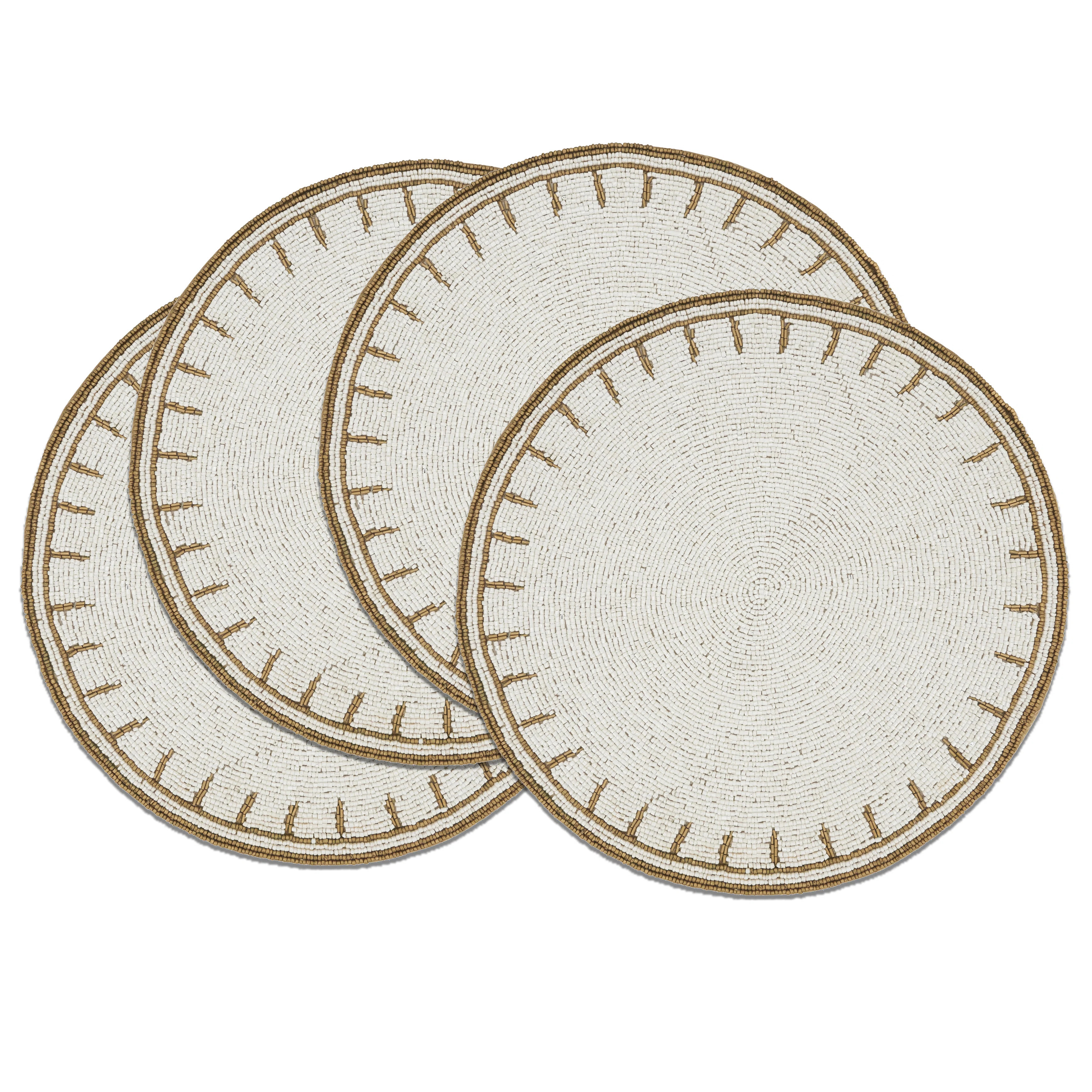 Kalila Collection Glass No Pattern Round Placemat (Set of 4) | Wayfair North America