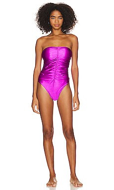 Strapless Ruched Onepiece
                    
                    Good American | Revolve Clothing (Global)