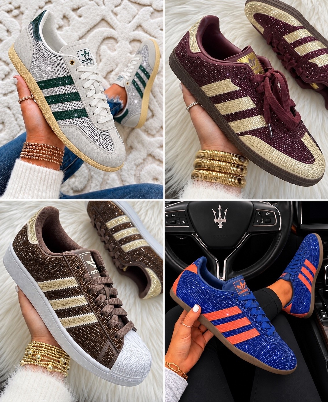 Four rhinestone sneakers guaranteed to make every outfit sparkle ✨ https://liketk.it/6oLUR