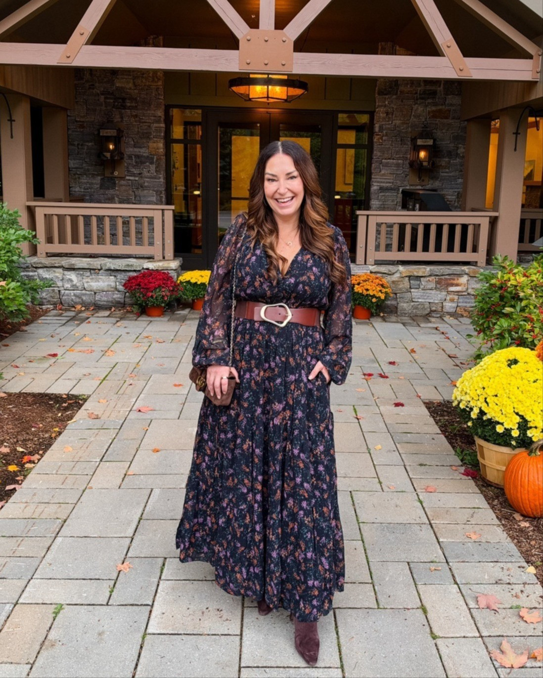 Girls trip glam 🖤 A flowy fall maxi for our prettiest night in Stowe. Romantic, boho, and made for photos with the foliage.

Sizing: Dress tts, L @anthropologie

#LTKTravel #LTKOver40 #LTKMidsize #LTKSeasonal #LTKMidsize #LTKTravel