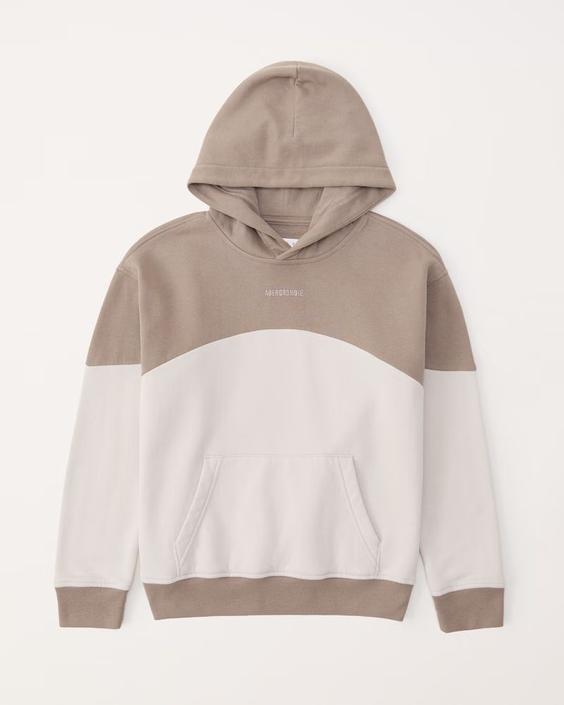 essential logo popover hoodie | Abercrombie & Fitch (US)