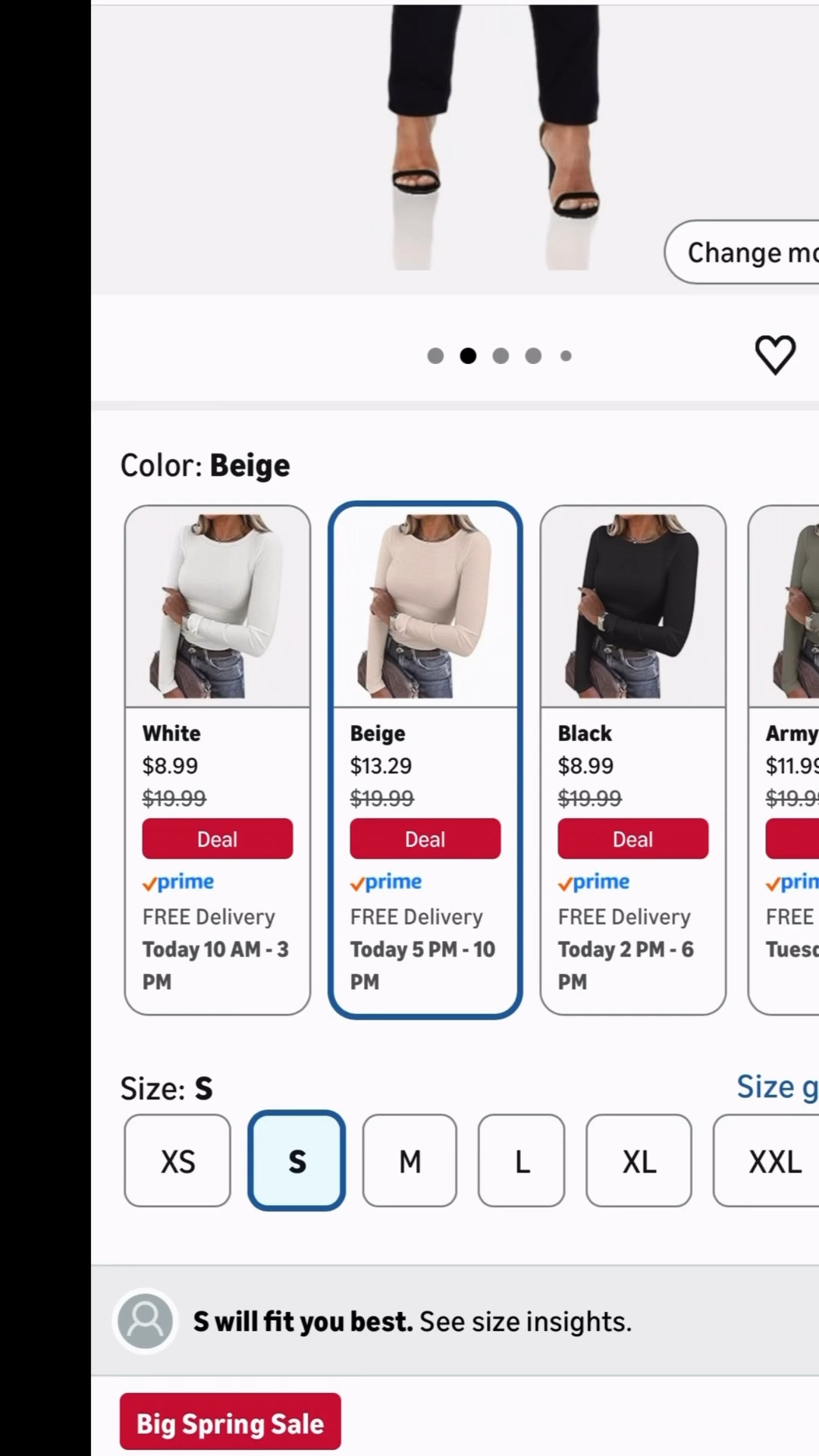 THE BEST basic  long sleeve tees on sale! Sooooo many colors.

I own like 5 😅 This is the cheapest I’ve seen them!