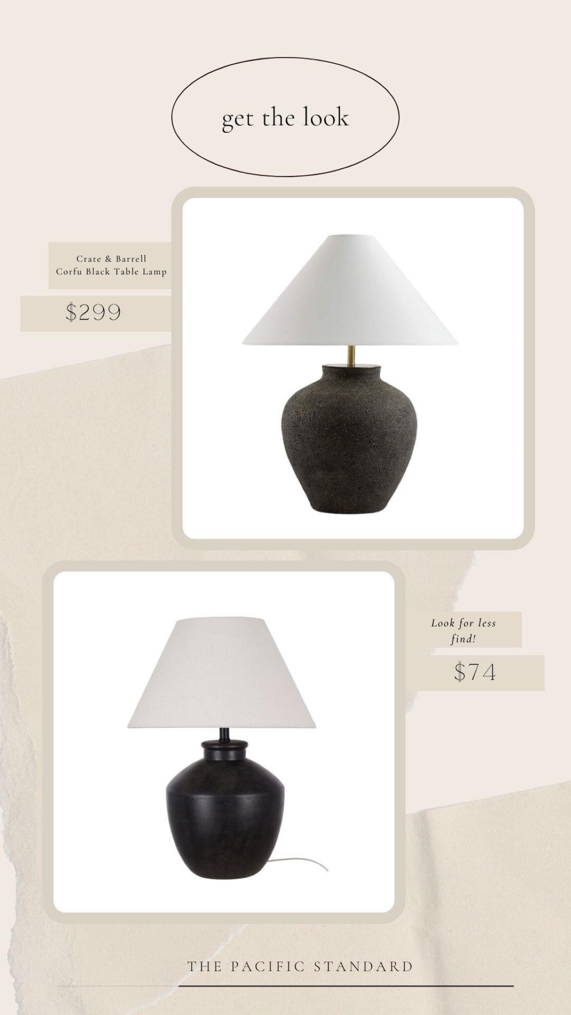 Daily Find #187 | Crate & Barrel Corfu Black Modern pottery urn Table Lamp #lookforless

*The lamp is a brand-new arrival!

#LTKsalealert #LTKunder100 #LTKhome