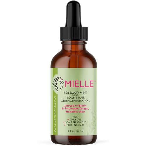 Amazon.com: Mielle Organics Rosemary Mint Scalp & Hair Strengthening Oil for All Hair Types, 2 Ou... | Amazon (US)