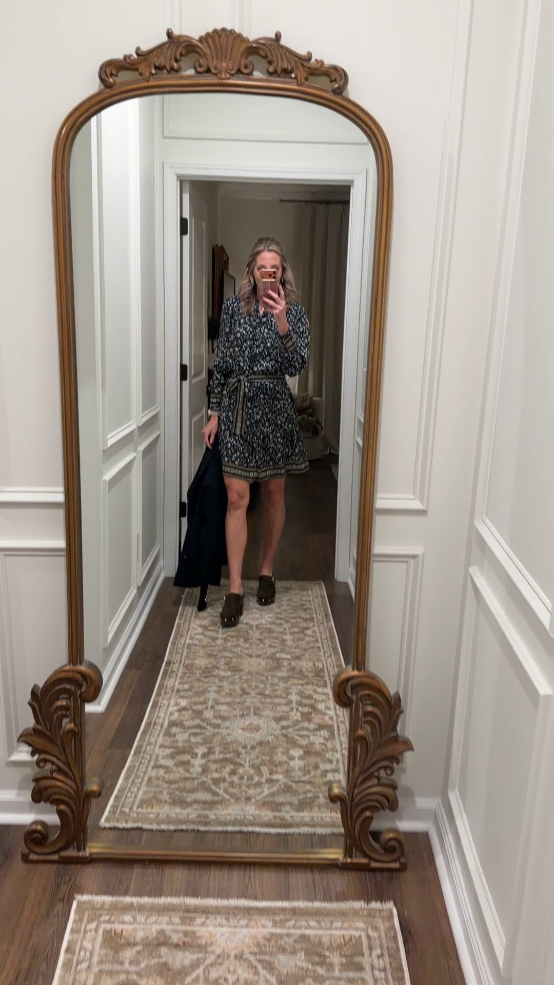 Today’s outfit of the day… This Walmart dress from… Scenario! I am wearing a size extra small!