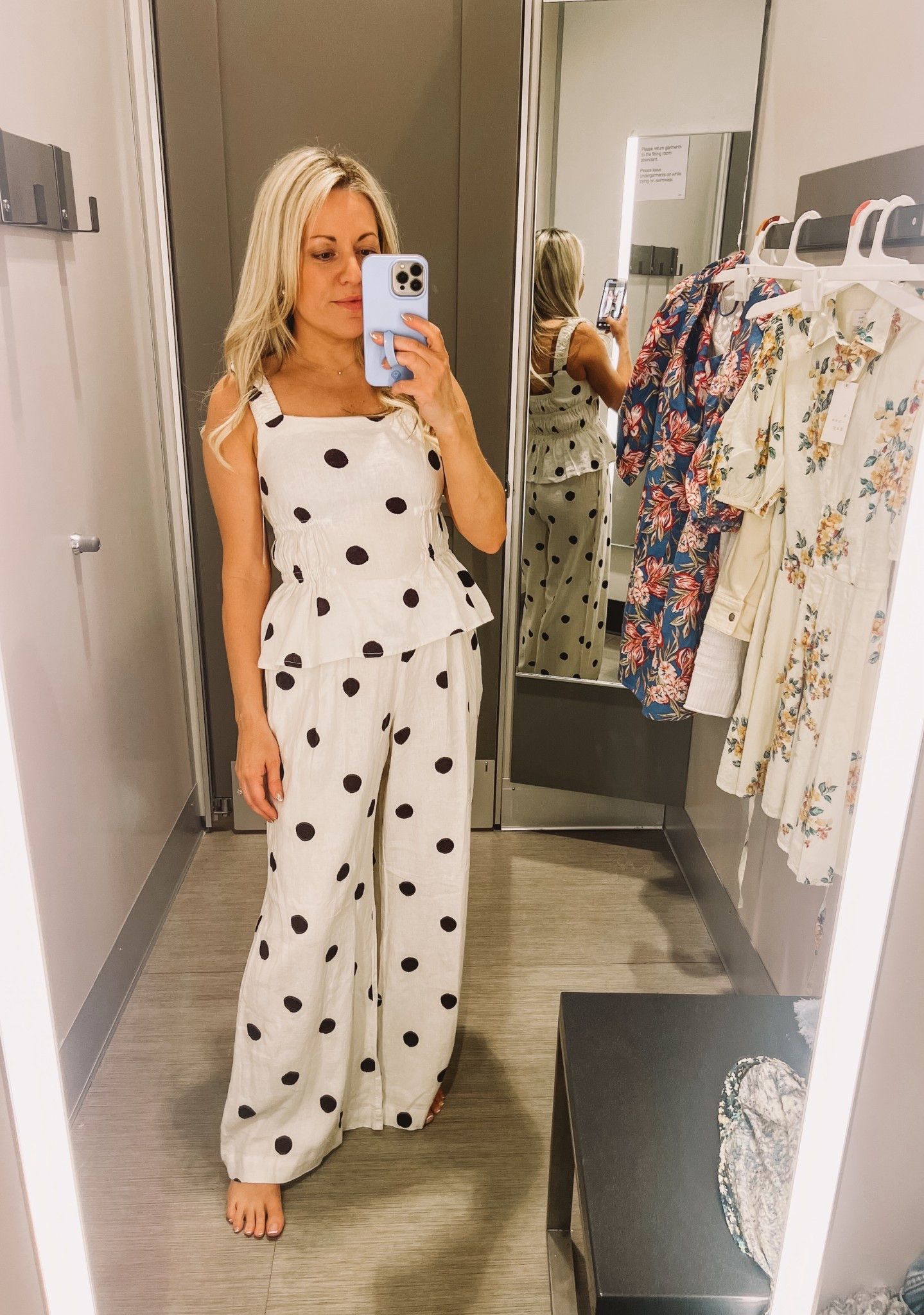 30% off this set currently 🎯

this cute polka dot A New Day set 
Easy to style, yet comfortable. 
Comes in a yellow stripe as well
I'm 5'1 wearing an XS

#LTKSeasonal #LTKSaleAlert #LTKootd