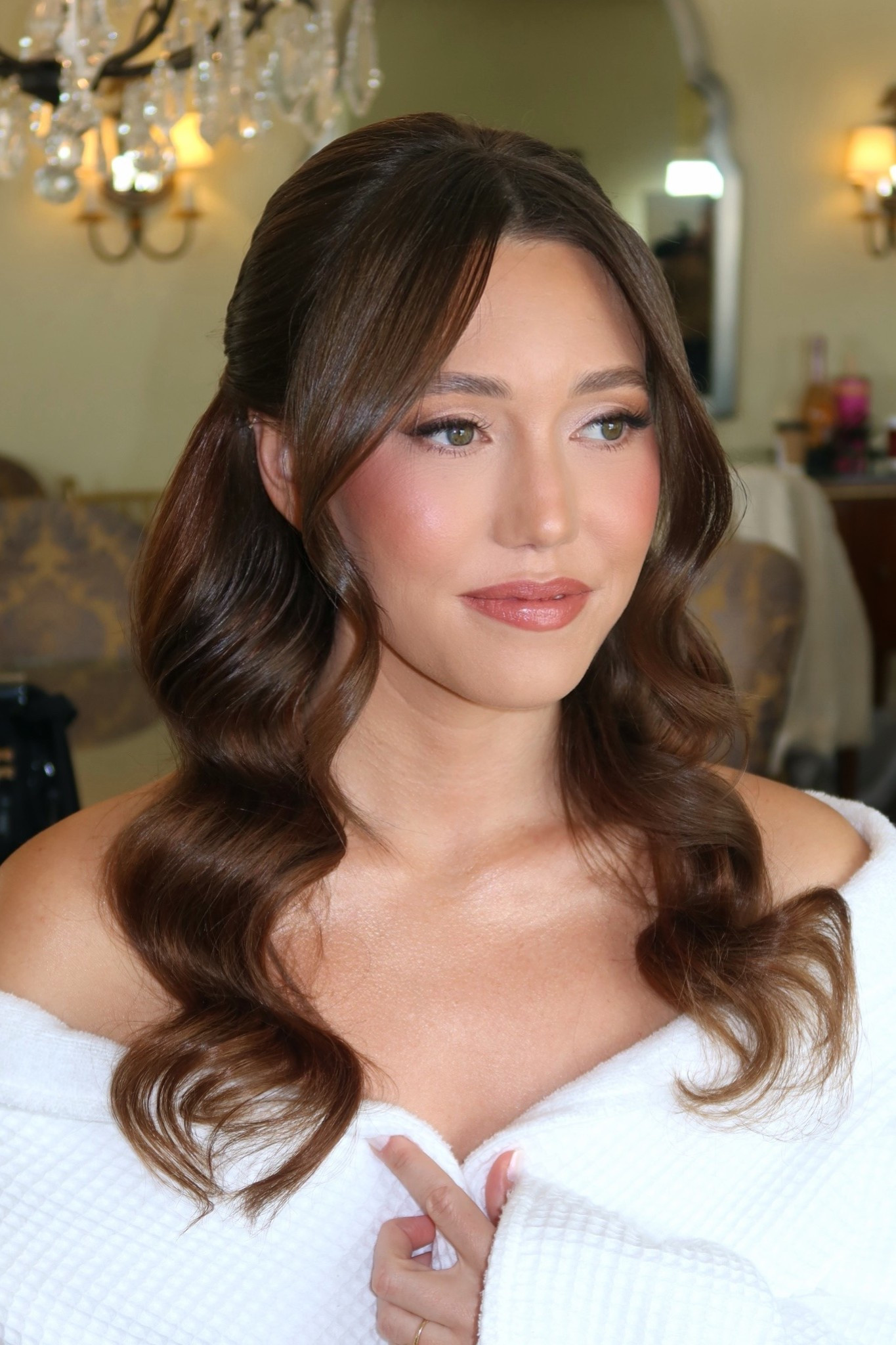 Regal bridal glam 🩷 #makeupartist #bridalglam #bridalmakeup #bridalmakeupartist 