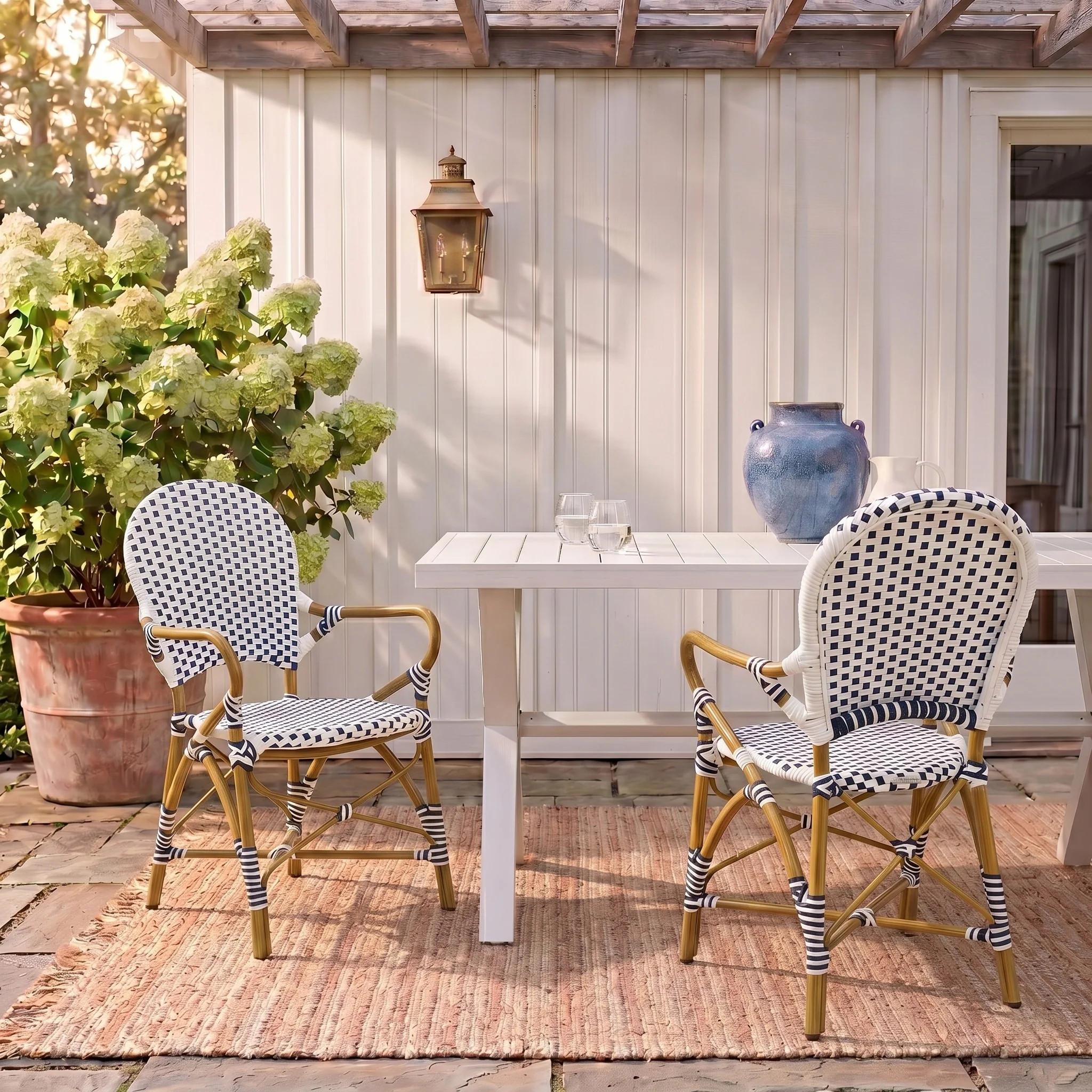 SAFAVIEH Jonell Indoor/Outdoor Arm Chair (Set of 2) - 21Wx22Dx35H - On Sale - Overstock - 4053335... | Overstock