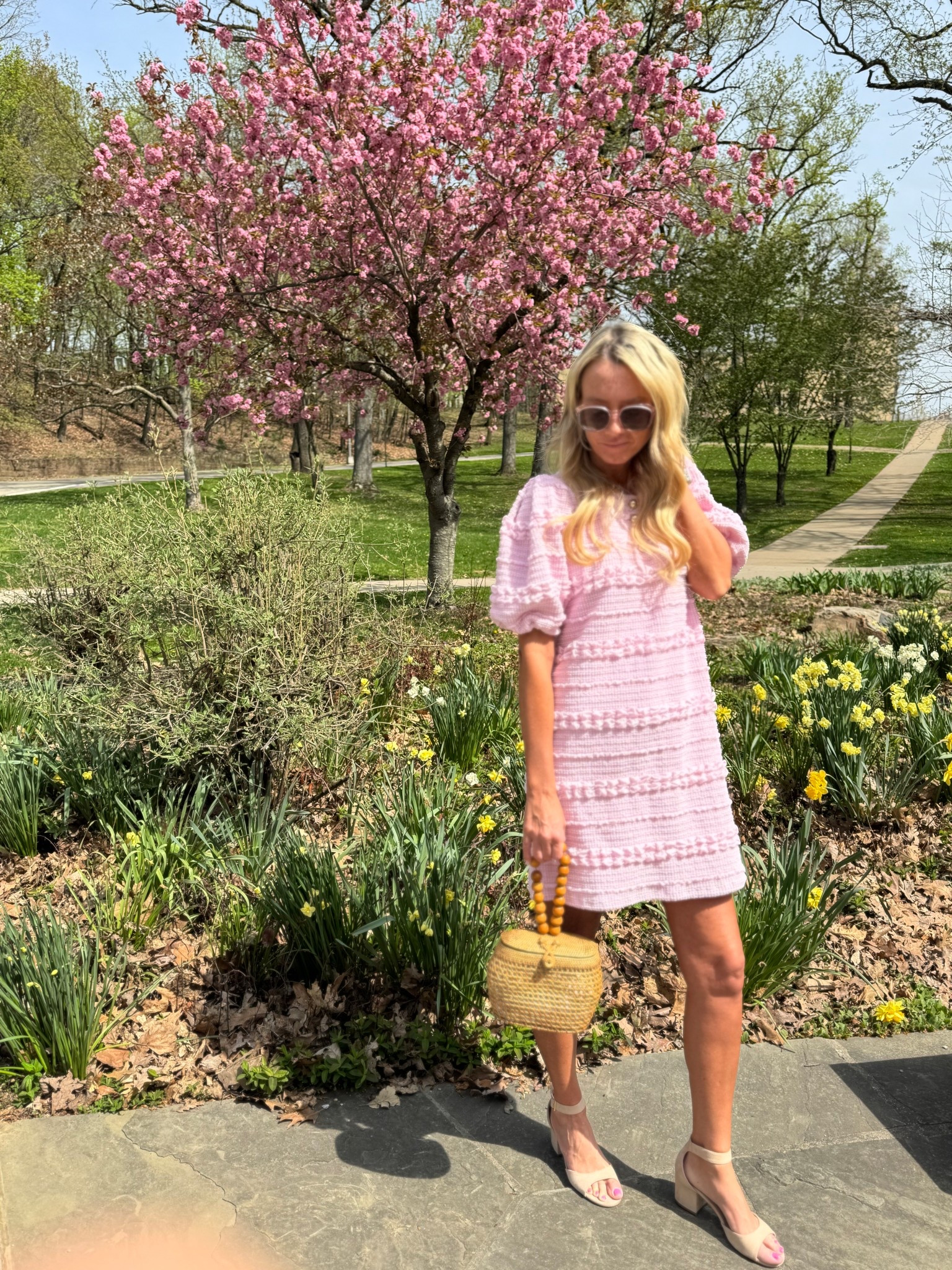 OOED (Outfit of Easter Day)

I love the puff sleeve and gold button details of this dress. The pretty pastel pink made it the perfect Easter brunch dress. 

(I’m wearing a size xs for reference.)

If you love my bag, I’ve got it linked, but unfortunately the black option is the only one left. It is equally as cute, though. I may actually order that version as well. If you’re set on the natural color, I’ve linked a nice alternative from the same store. And it’s also on sale, which is a nice bonus. 

Sandals are linked, too! 

#LTKOver40 #LTKSeasonal #LTKItBag