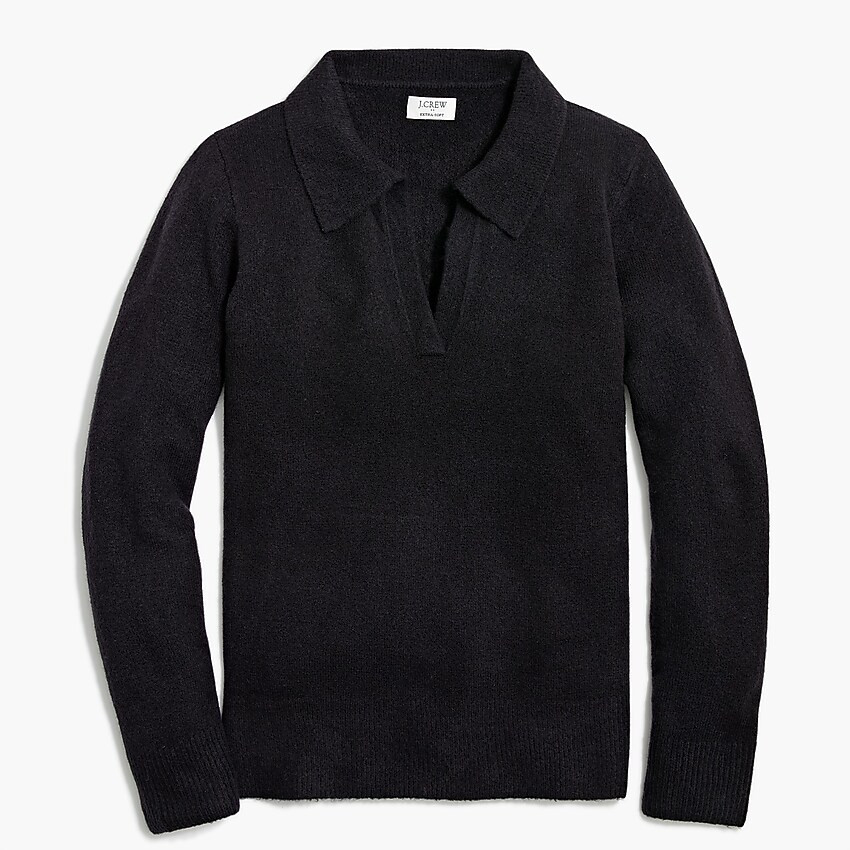 Polo sweater in extra-soft yarn | J.Crew Factory