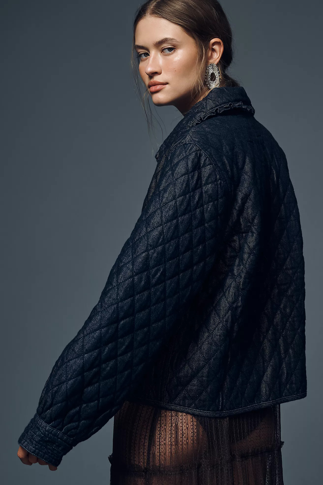 Seventy + Mochi Heidi Quilted Denim Jacket | Anthropologie (US)