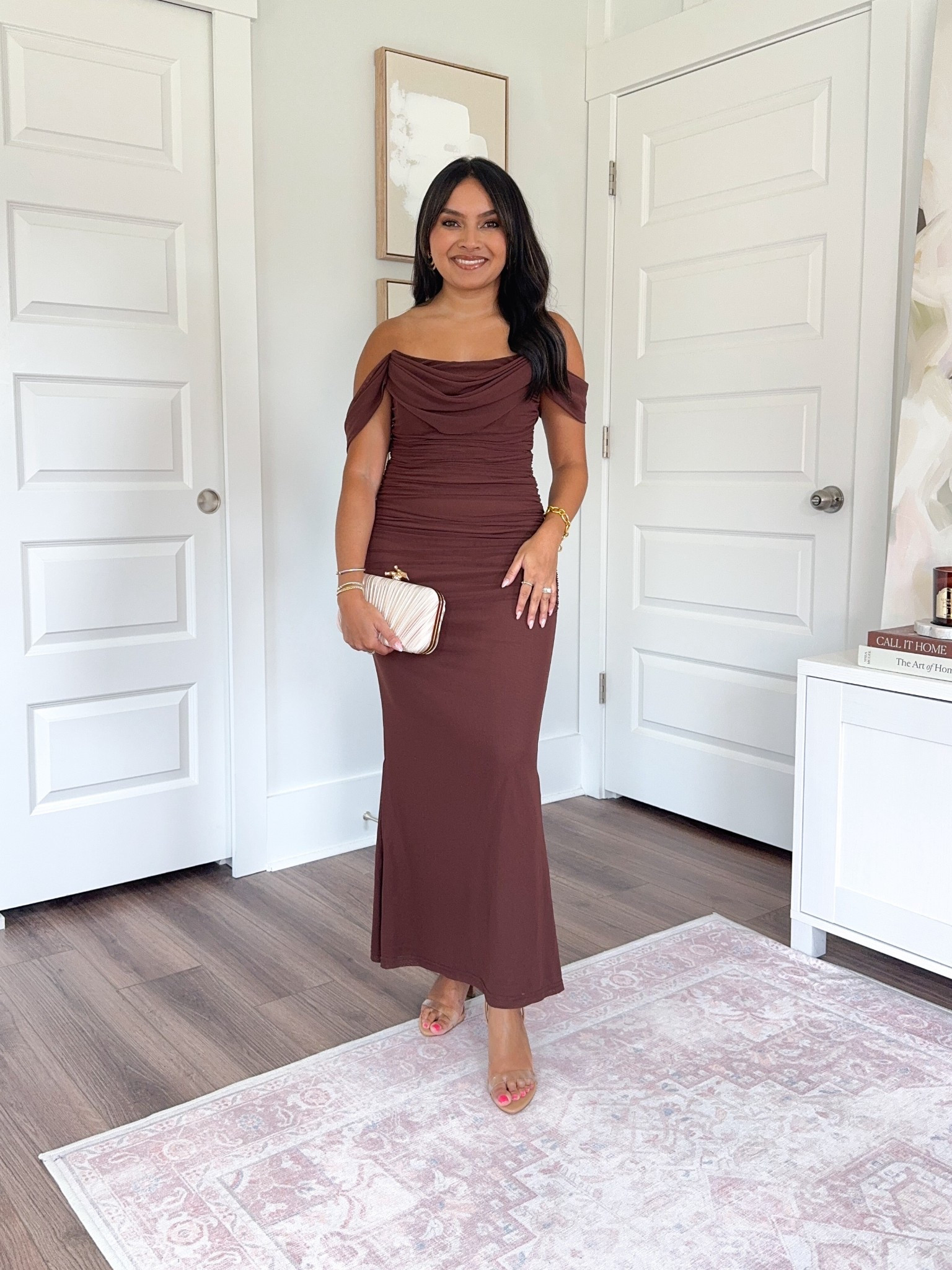 Brown dress size xs TTS
Heels size 5 TTS


#LTKStyleTip #LTKWedding #LTKPetite