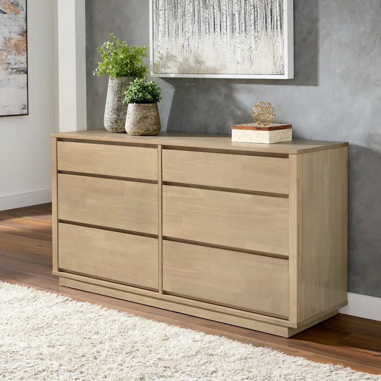 Ismail Danish-Inspired Modern 6-Drawer Dresser | Wayfair North America
