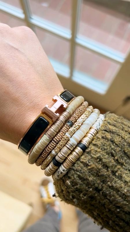 My favorite bracelet stack—would make such a great gift or stocking stuffer! 

#LTKHoliday #LTKGiftGuide