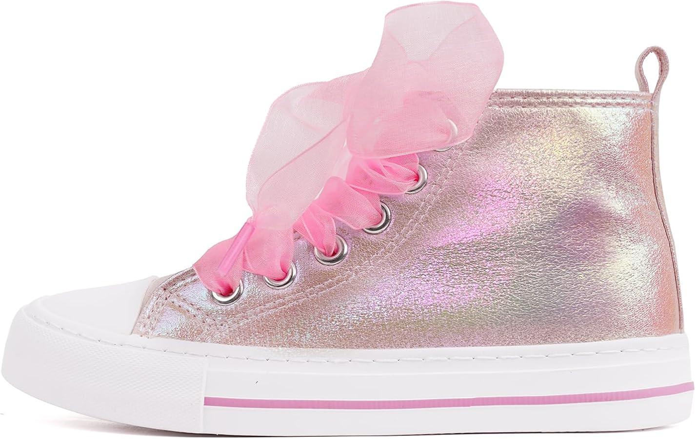 HugRain Toddler Girls Kids Sparkle Fashion Outdoor Walking Sneakers | Amazon (US)