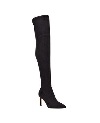 Calvin Klein Women's Sacha Over the Knee High Heel Boots & Reviews - Boots - Shoes - Macy's | Macys (US)