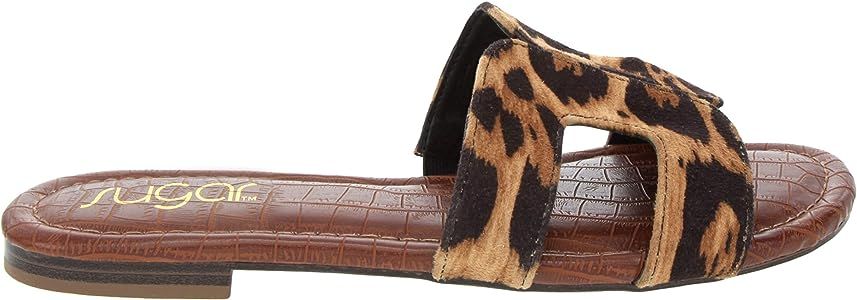 Women's Outing H Band Sandals with Faux Crocodile Footbed and Studs | Amazon (US)
