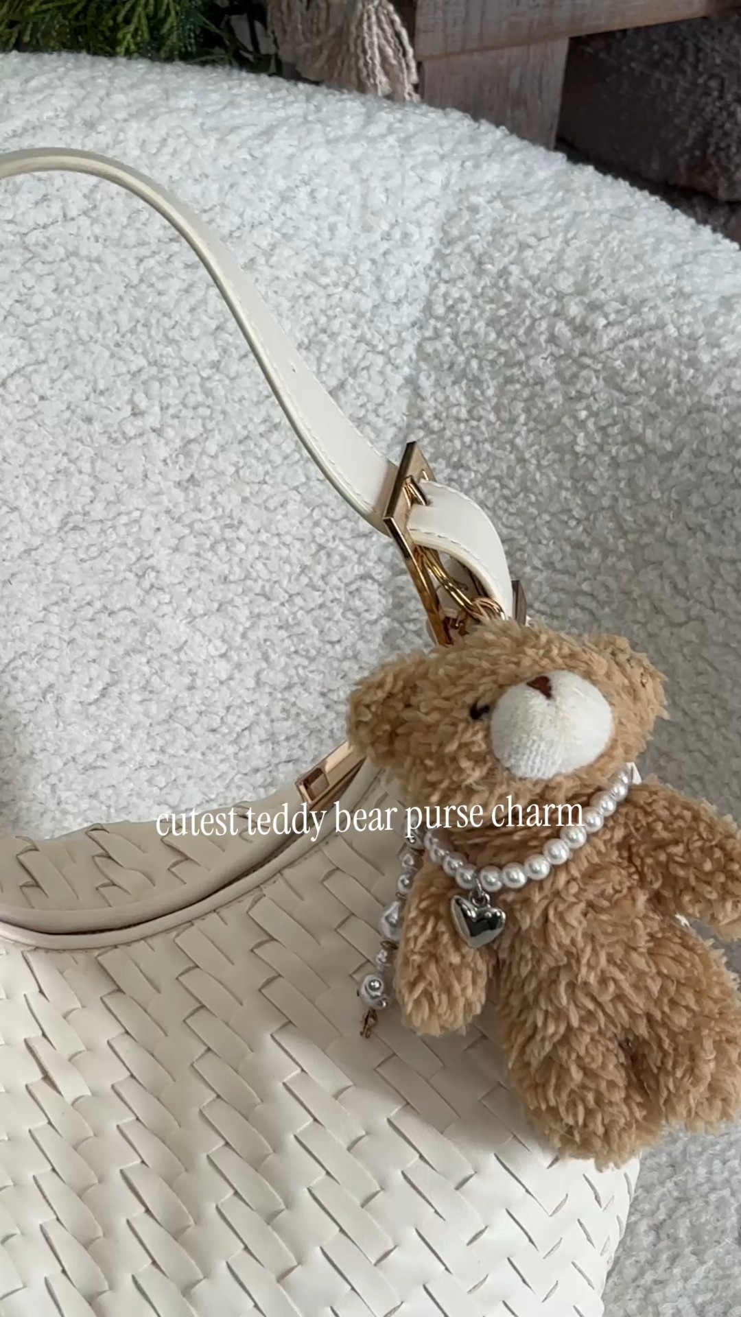 Plushie teddy bear 🧸 purse charm! #bagcharm #bagcharms #pursecharms

#LTKootd #LTKdayinmylife #LTKvlog