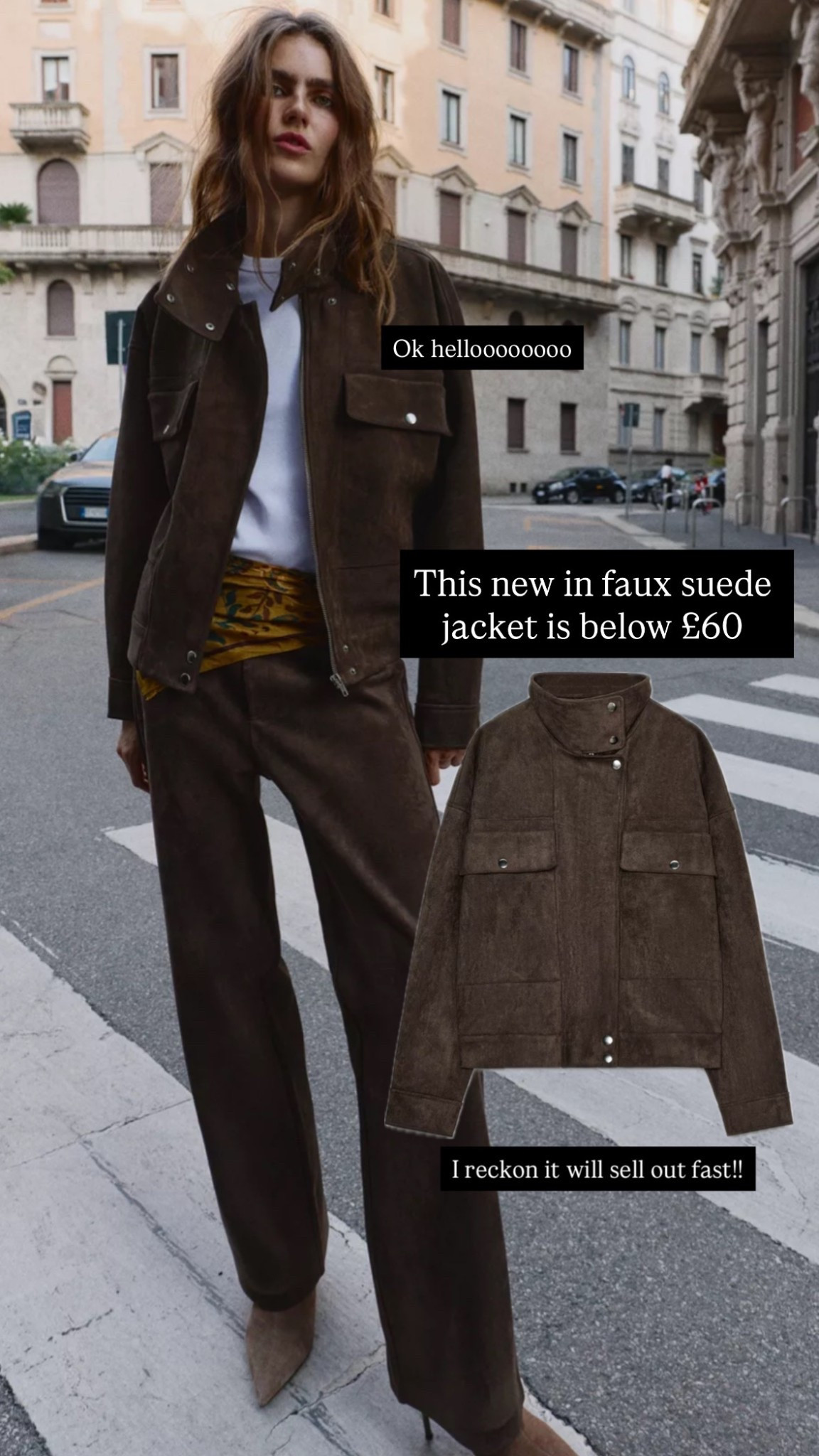 Zara new in faux suede jacket 😍

#LTKdatenight #LTKeurope #LTKautumn