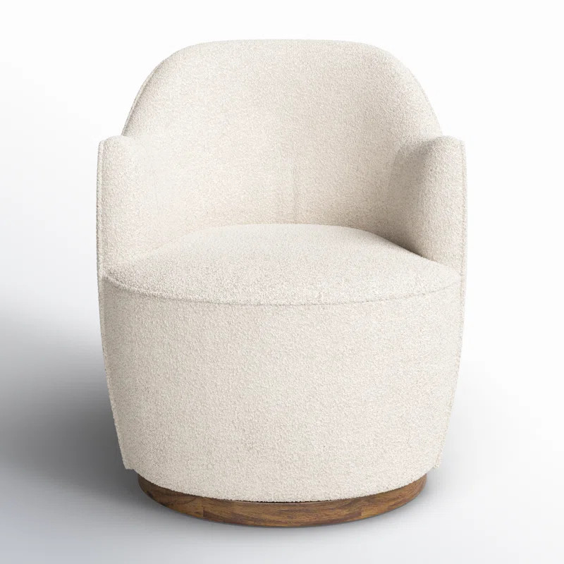 Corson Upholstered Swivel Barrel Chair | Joss & Main
