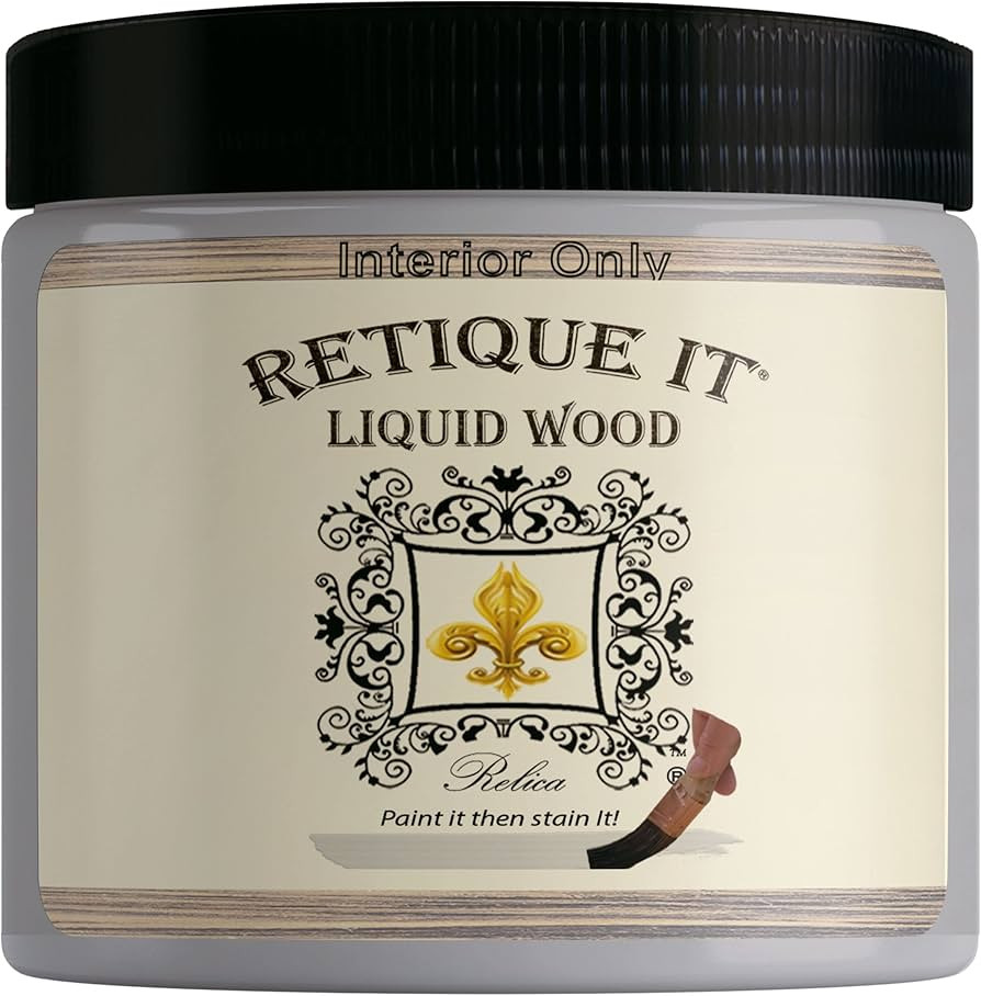 Liquid Wood for Gel Stain & Wood Stain by Retique It - 16oz Bleached (Perfect Companion to Chalk ... | Amazon (US)