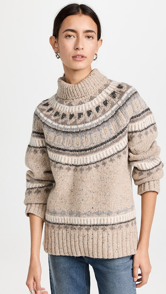 Alex Mill Apres Ski Fair Isle Turtleneck Sweater | SHOPBOP | Shopbop