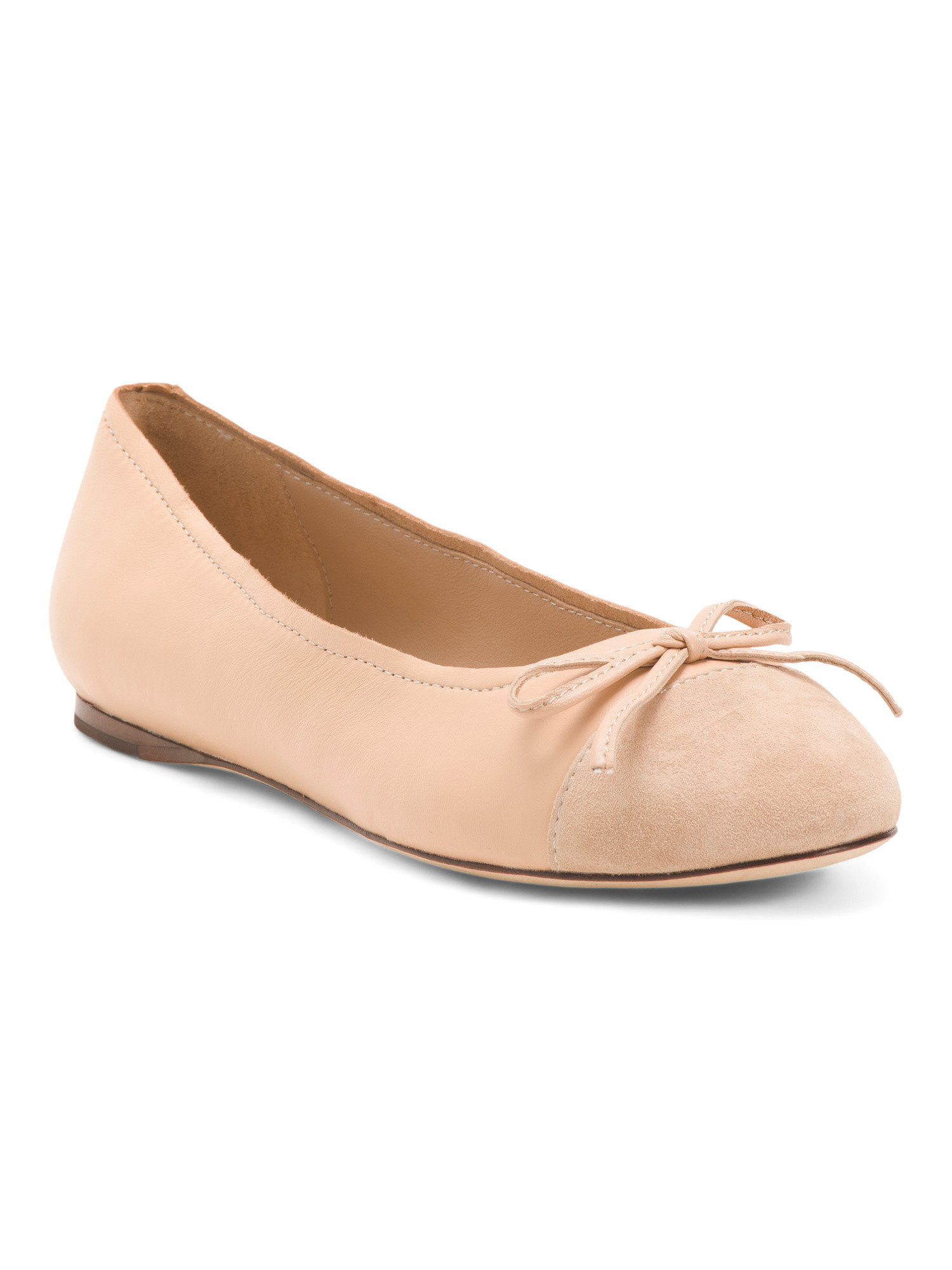 Leather Crown Promenade Ballet Flats | TJ Maxx