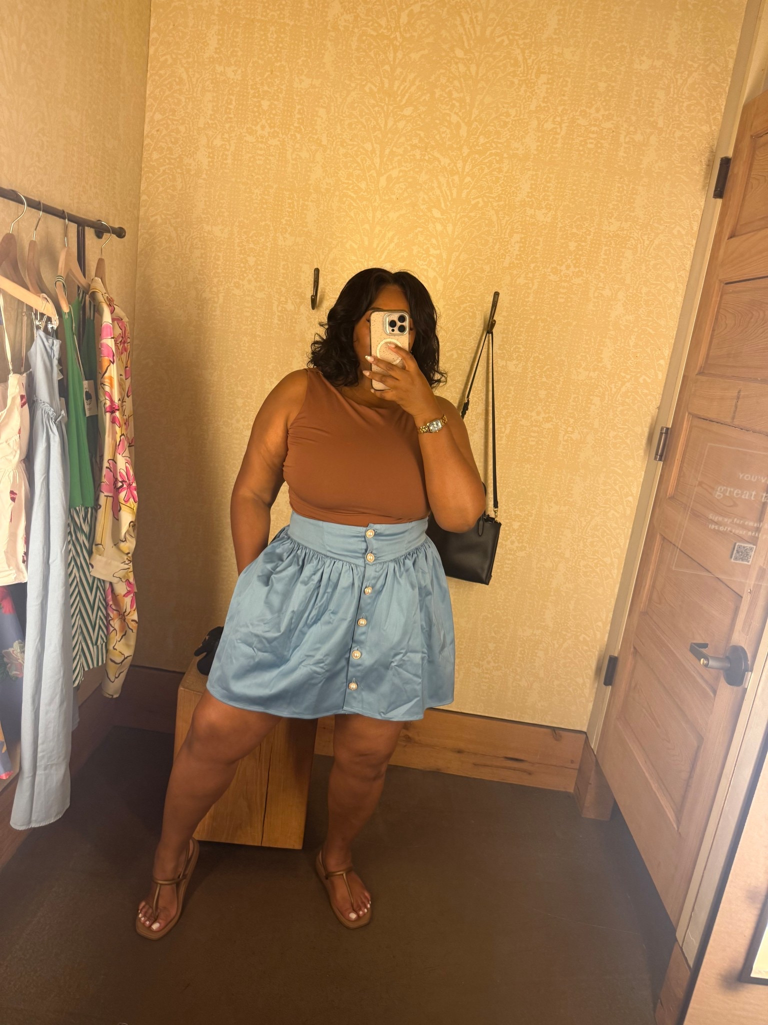 Super cute and chic look but the skirt was a  smidge too tight  

#LTKWedding #LTKMidsize #LTKStyleTip