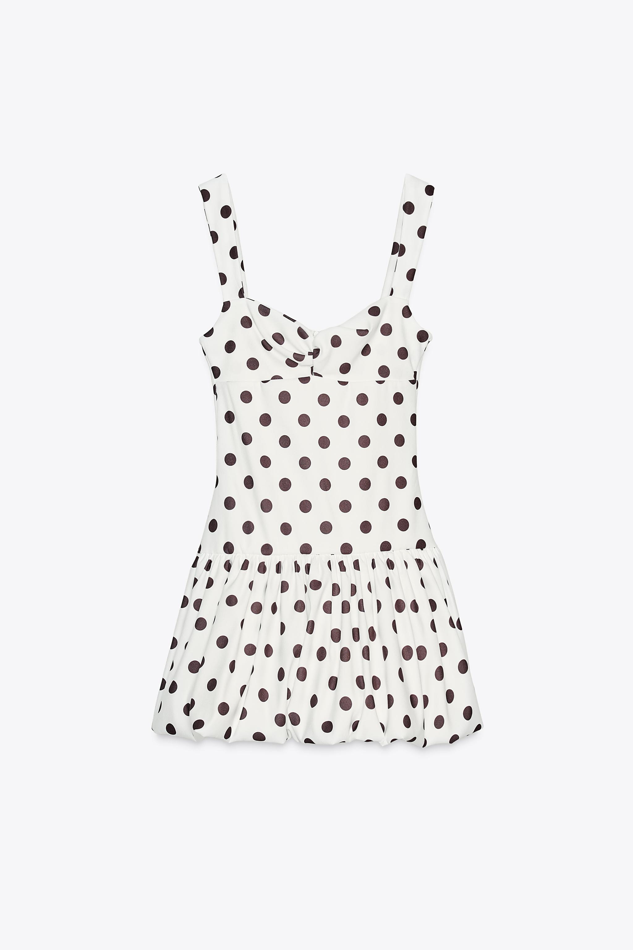 POLKA DOT BALLOON DRESS | Zara US