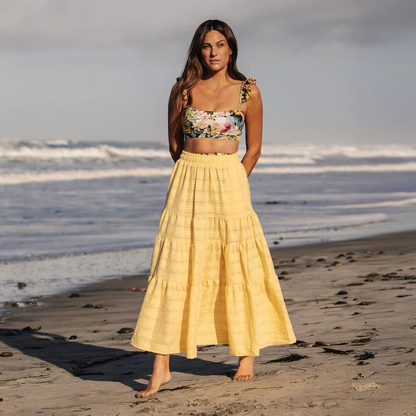 Maxi Skirt, Butter | Albion Fit